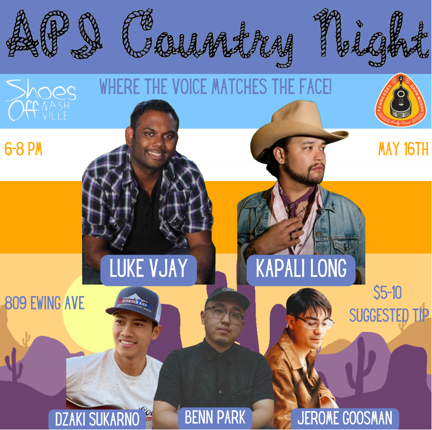 AAPI Country Night square flyer